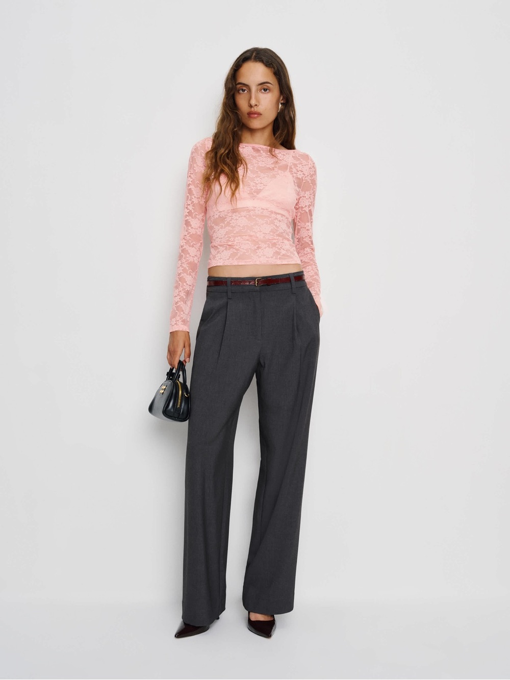 Reformation lace top